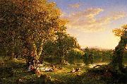 Thomas Cole The Picnic oil painting
